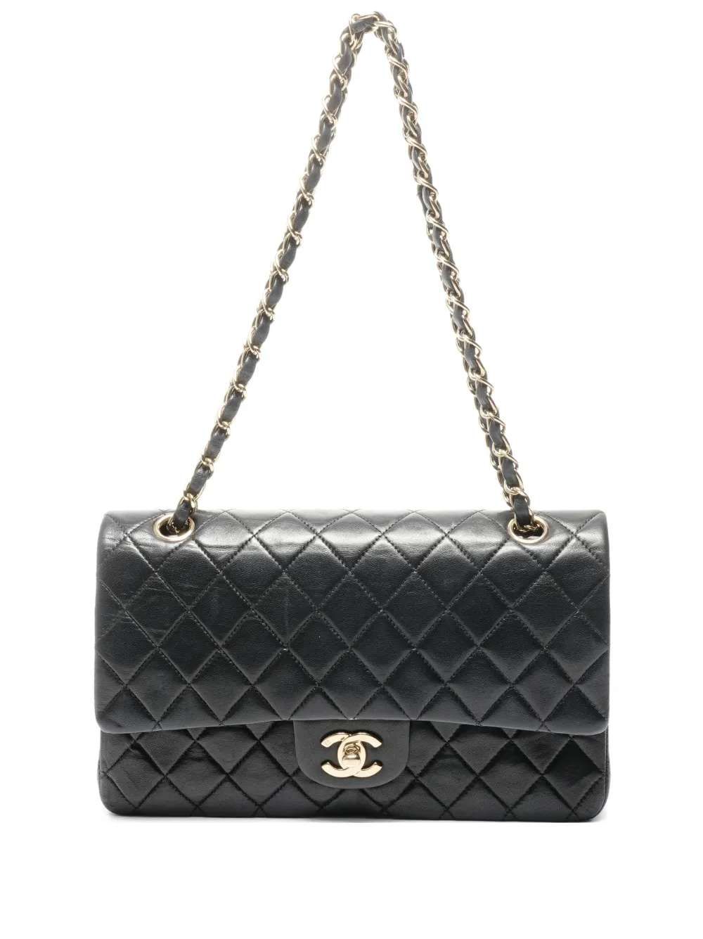 CHANEL Pre-Owned 2003-2004 Double Flap quilted shoulder bag - Nero