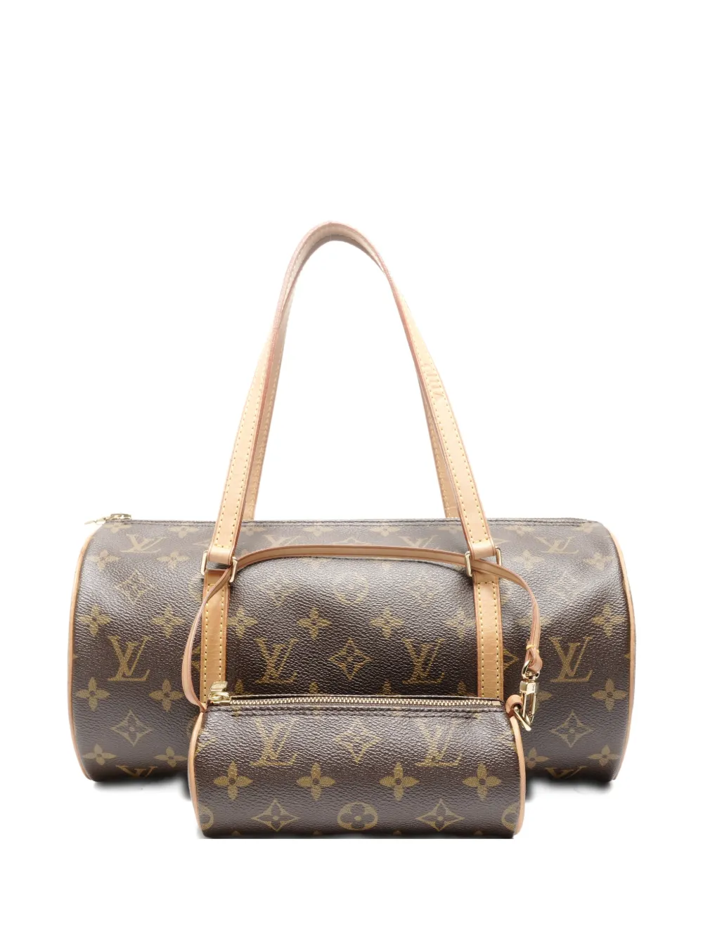 Louis Vuitton Pre-Owned 2004 30 Papillon monogram shoulder bag - Braun