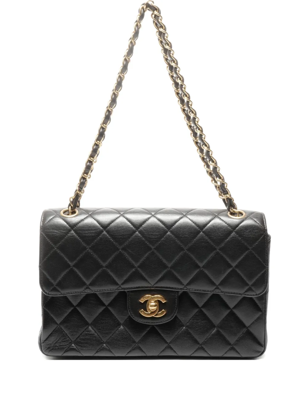 CHANEL Pre-Owned 1996-1997 Double Flap quilted shoulder bag - Nero