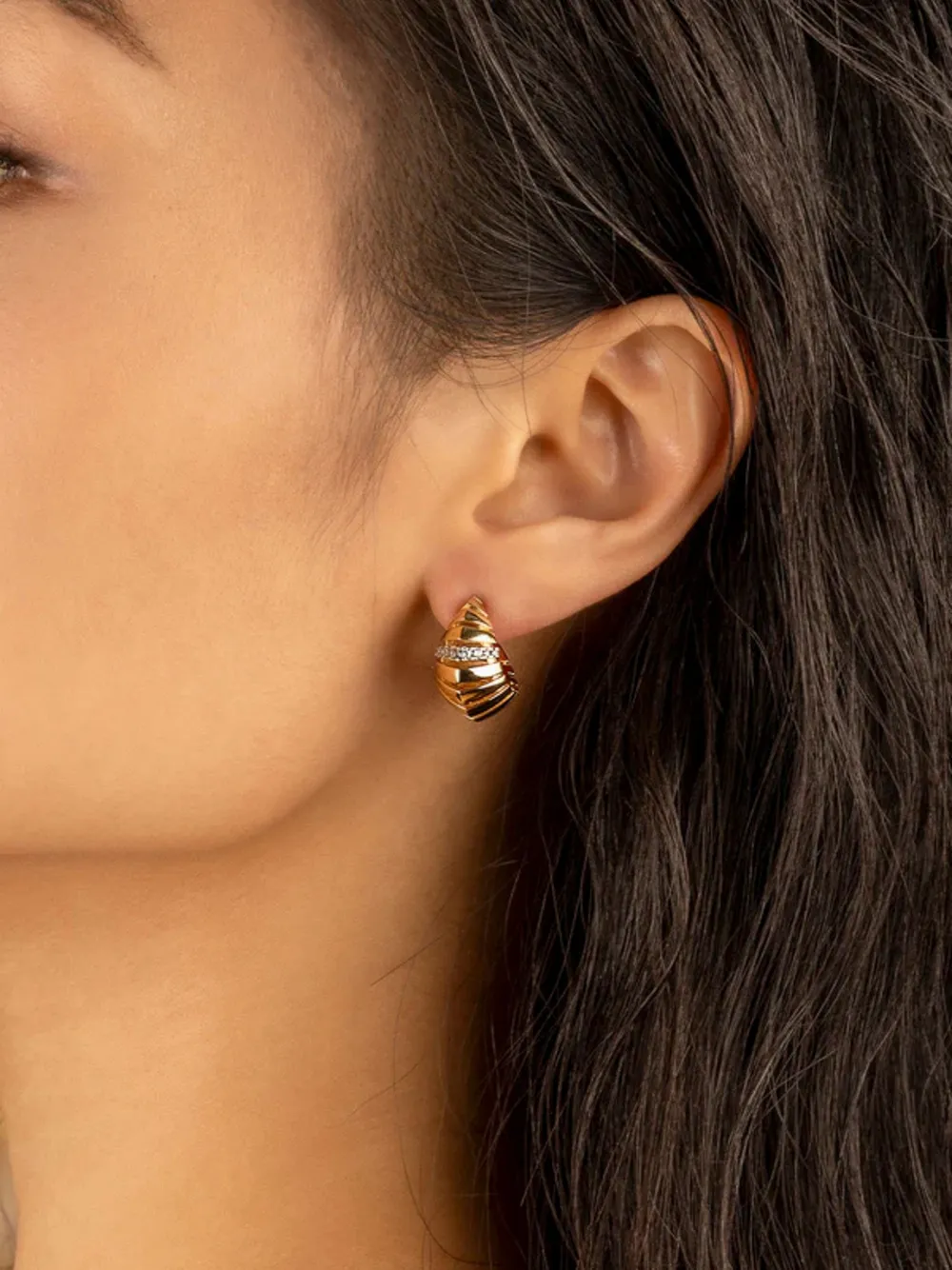 Apm Monaco Rayon De Soleil Earrings In Gold