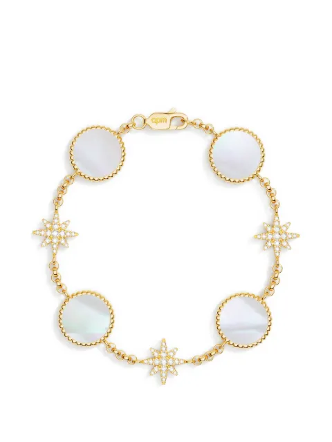 APM Monaco Météorites gold plated bracelet