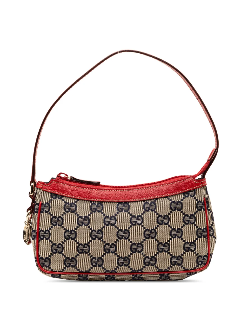 Pre-owned Gucci 2000-2015 Gg Canvas Shoulder Bag In Brown