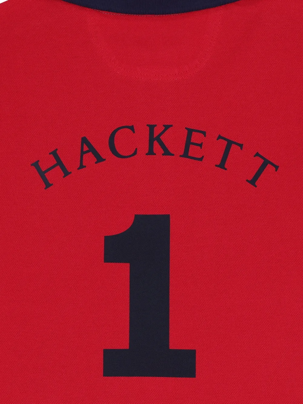 Hackett Kids Poloshirt met logodetail Blauw