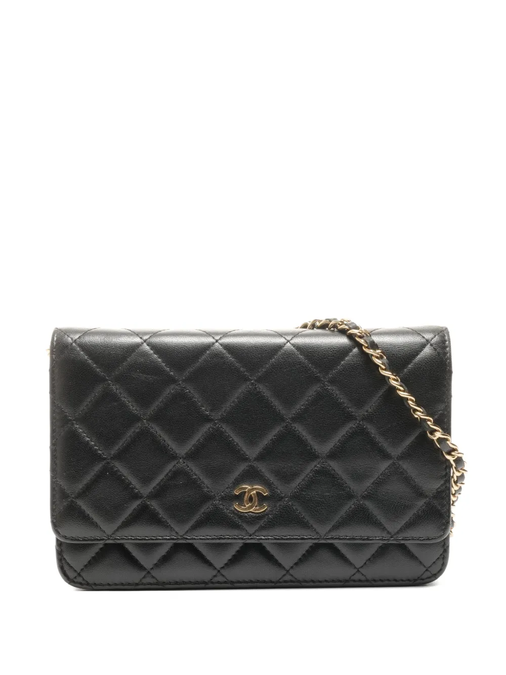 CHANEL Pre-Owned 2019 flap chain wallet shoulder bag - Nero