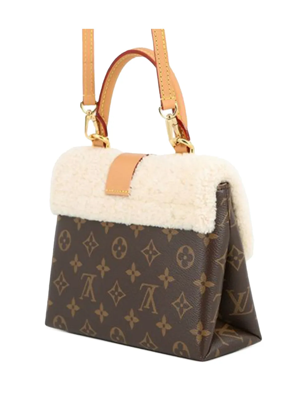 2021-2025 Monogram And Shearling Locky Bb Satchel