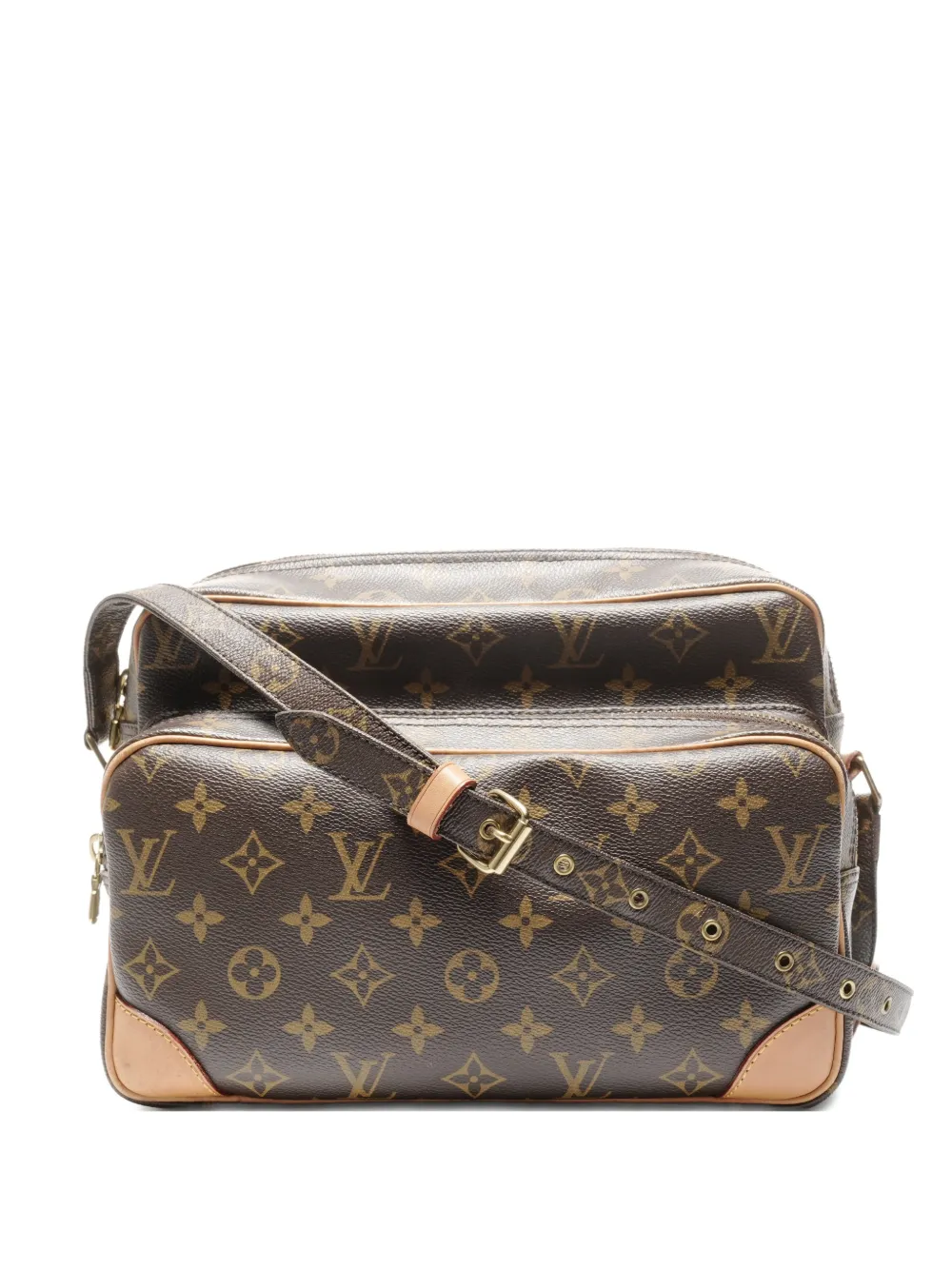 Louis Vuitton Pre-Owned 2009 Nile monogram zip-up shoulder bag - Marrone