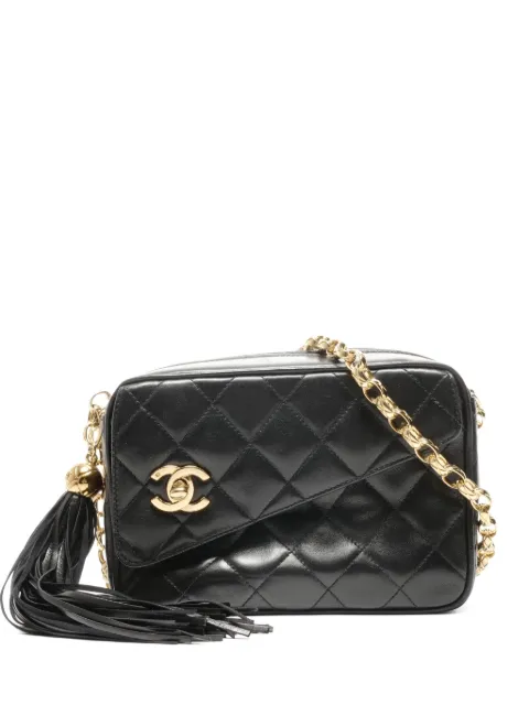 CHANEL Pre-Owned 1991-1994 CC Mark tassel turn-lock shoulder bag