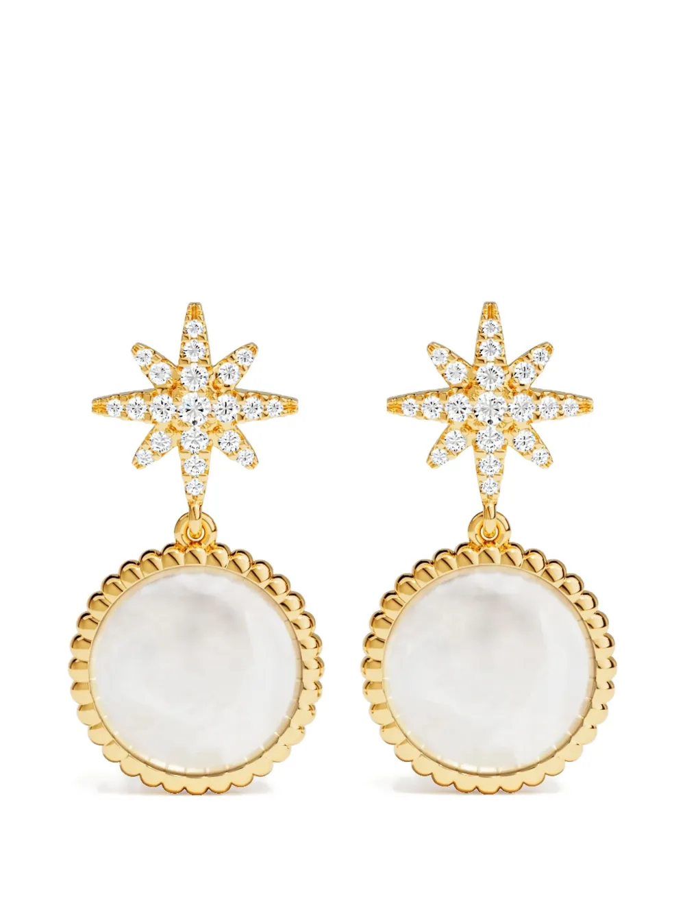 Apm Monaco Météorites Earrings In Brown