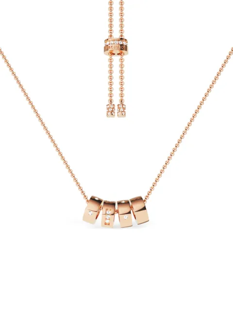 APM Monaco Love Morse Code adjustable necklace