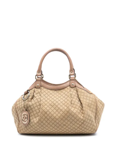 Gucci Pre-Owned 2016-2025 Medium Diamante Canvas Sukey tote bag