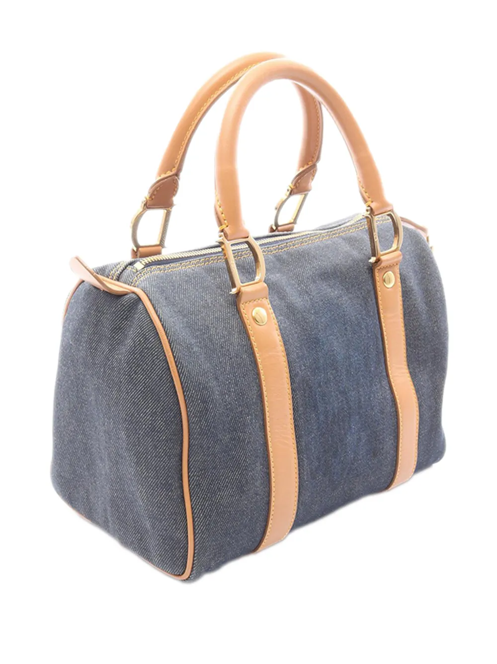 Christian Dior Pre-Owned 20th Century デニム ボストン ハンドバッグ