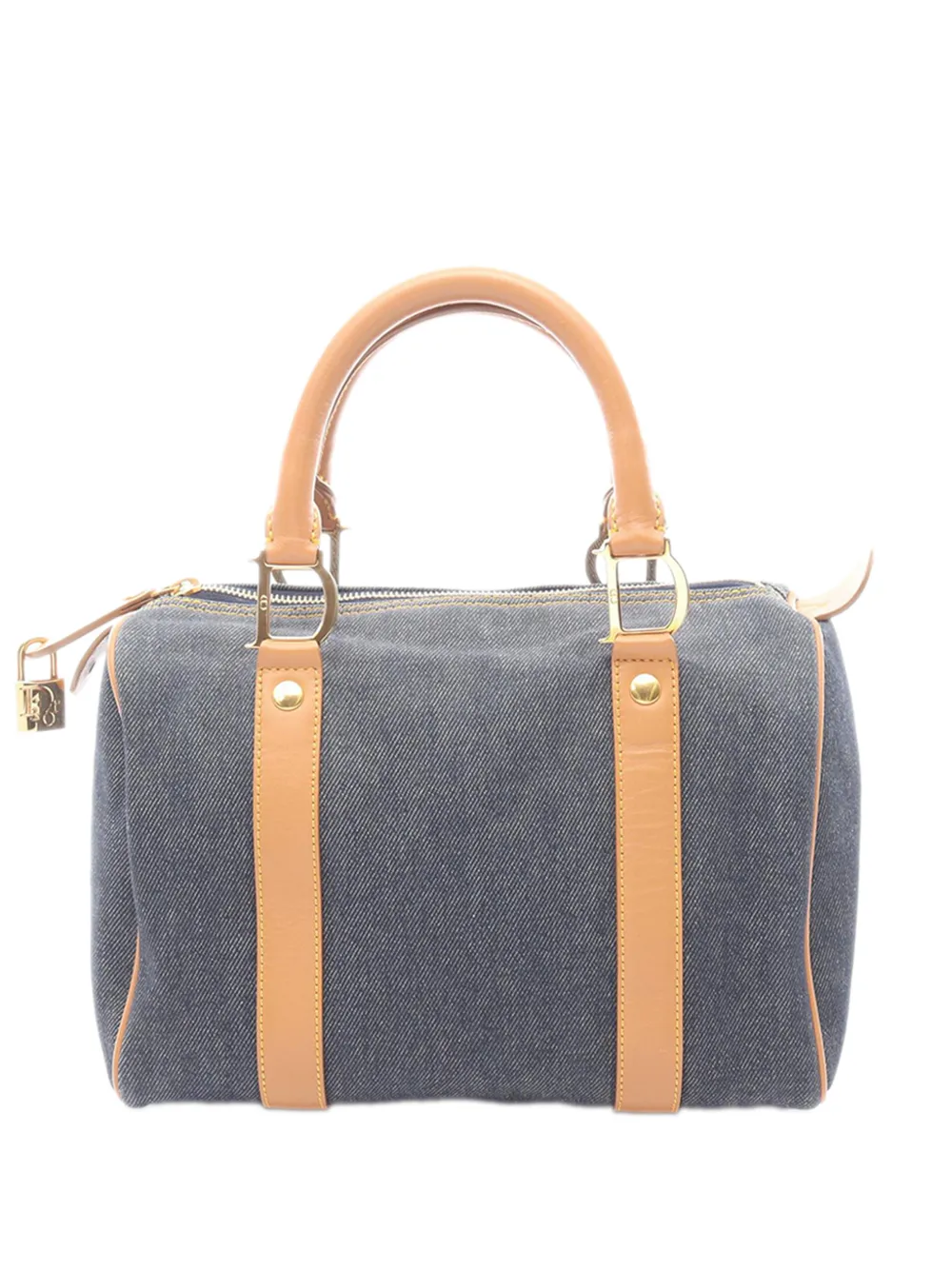 Christian Dior Pre-Owned 20th Century Denim Boston Bag tote bag - Blu