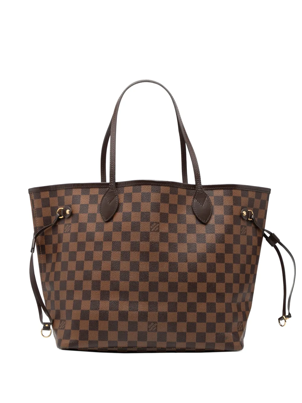 Louis Vuitton Pre-Owned 2015 Damier Ebene Neverfull MM tote bag - Marrone