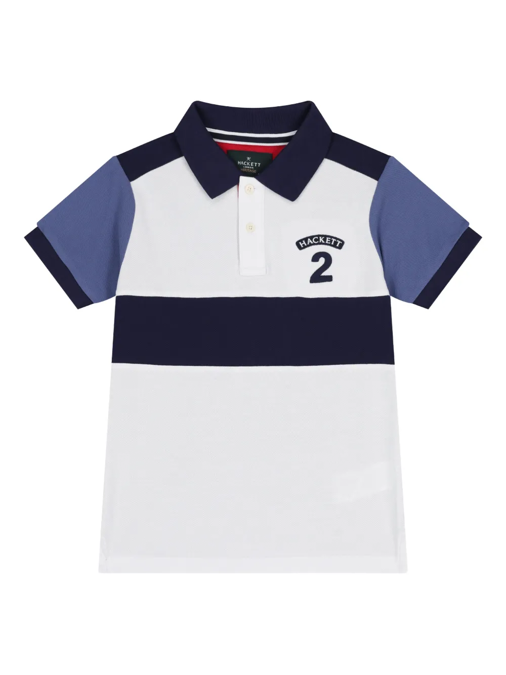 Hackett Kids logo-detail polo shirt - Bianco