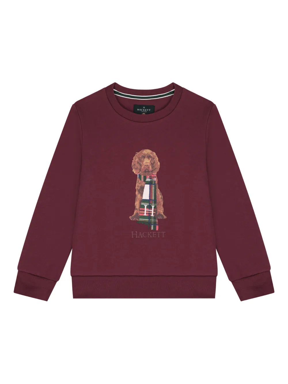 Hackett Sweatshirt Mit Hundedetail In Rot