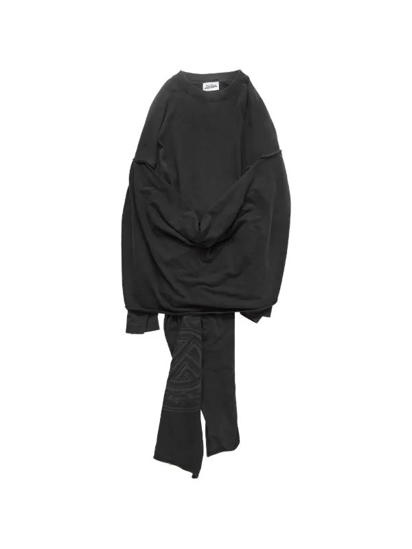Jean Paul Gaultier Logo Sweatshirt in Black