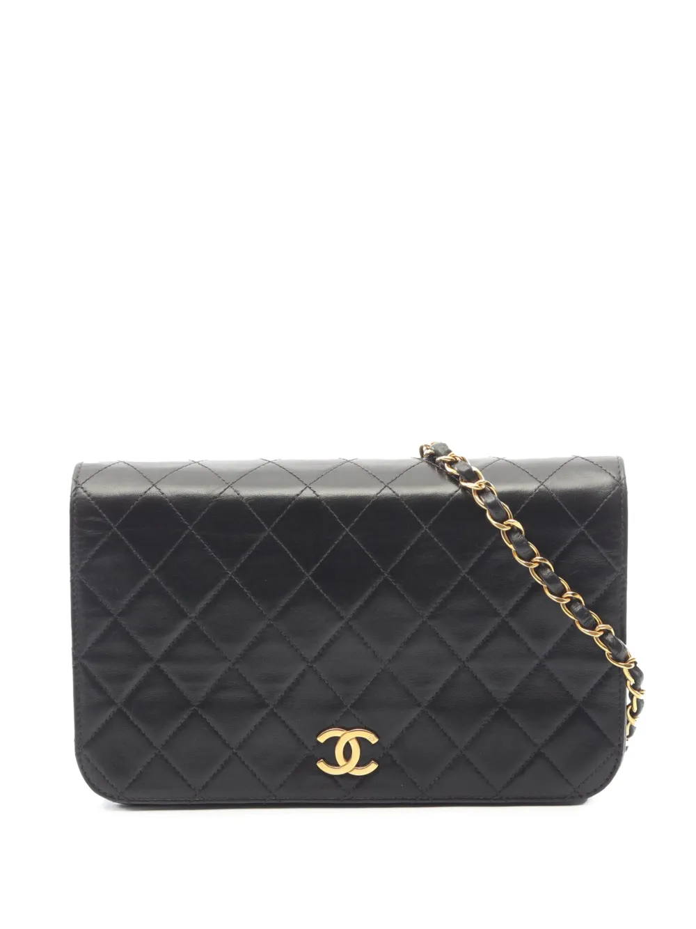 CHANEL Pre-Owned 1997-1999 CC Quilted Lambskin Full Flap shoulder bag - Nero