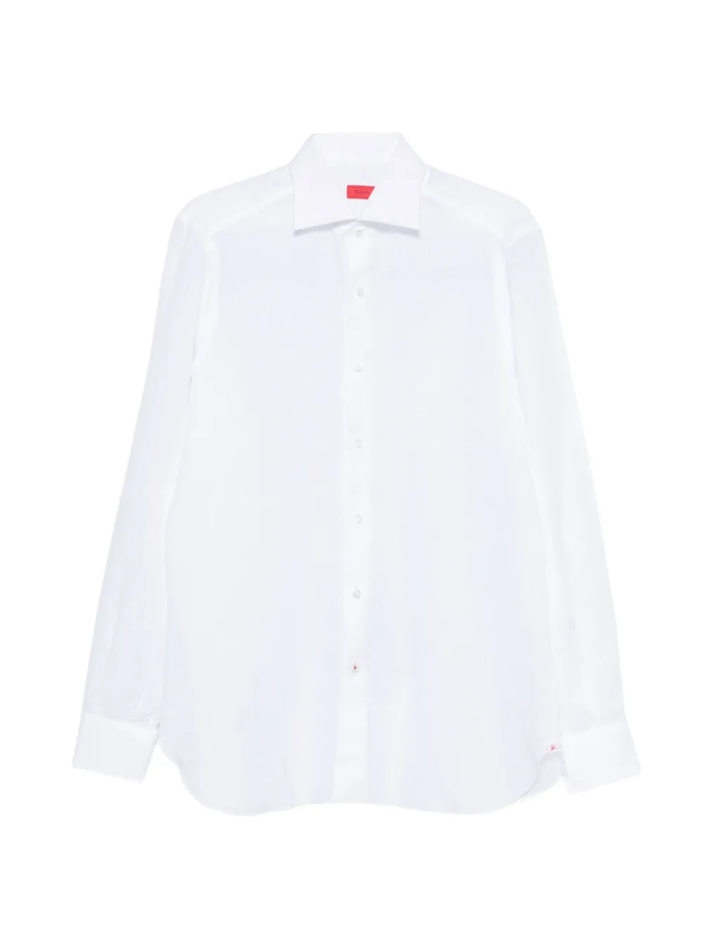 Isaia buttoned long-sleeve shirt - Weiß