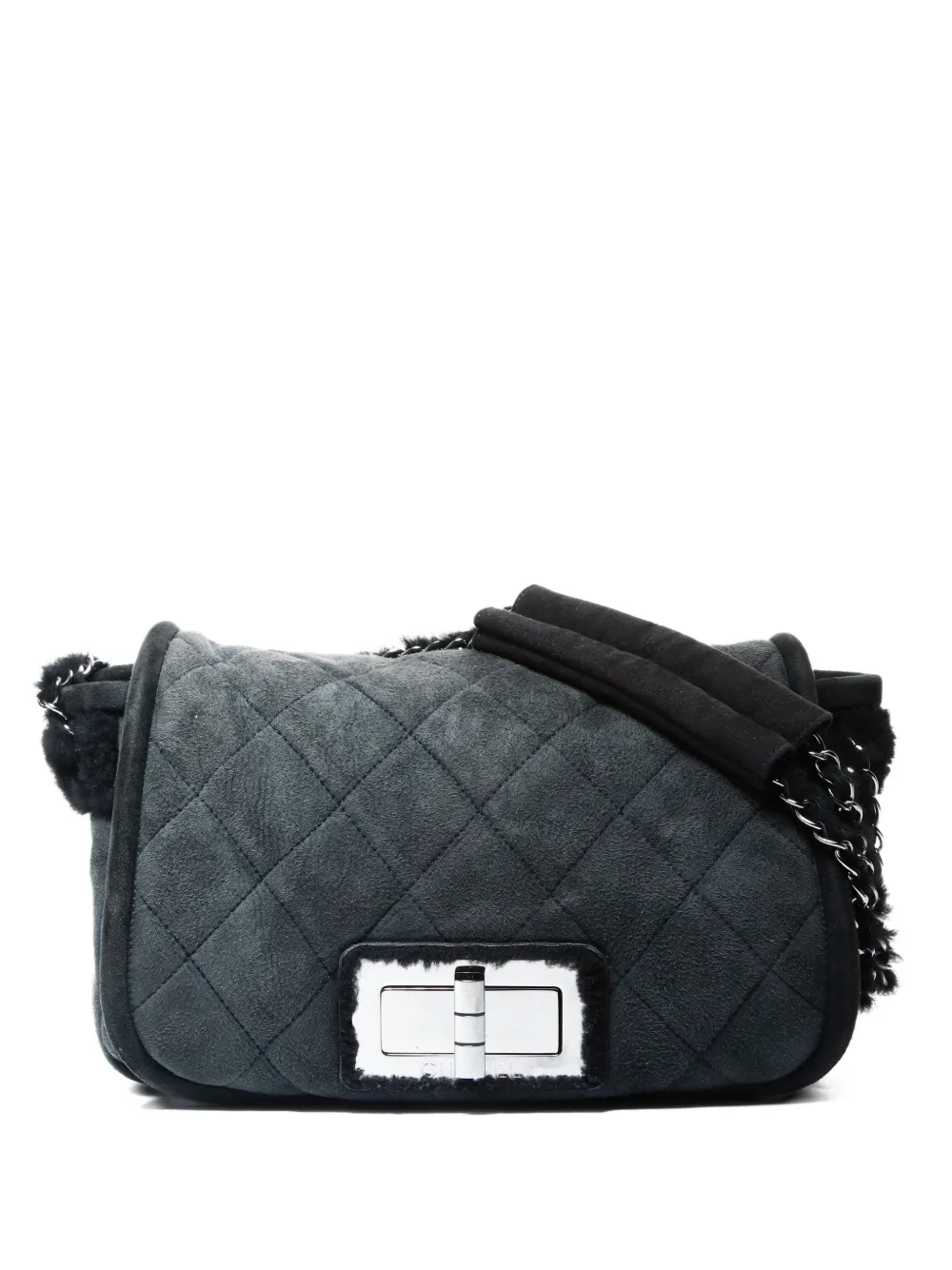 CHANEL Pre-Owned 2004-2005 Mouton 2.55 quilted flap shoulder bag - Nero