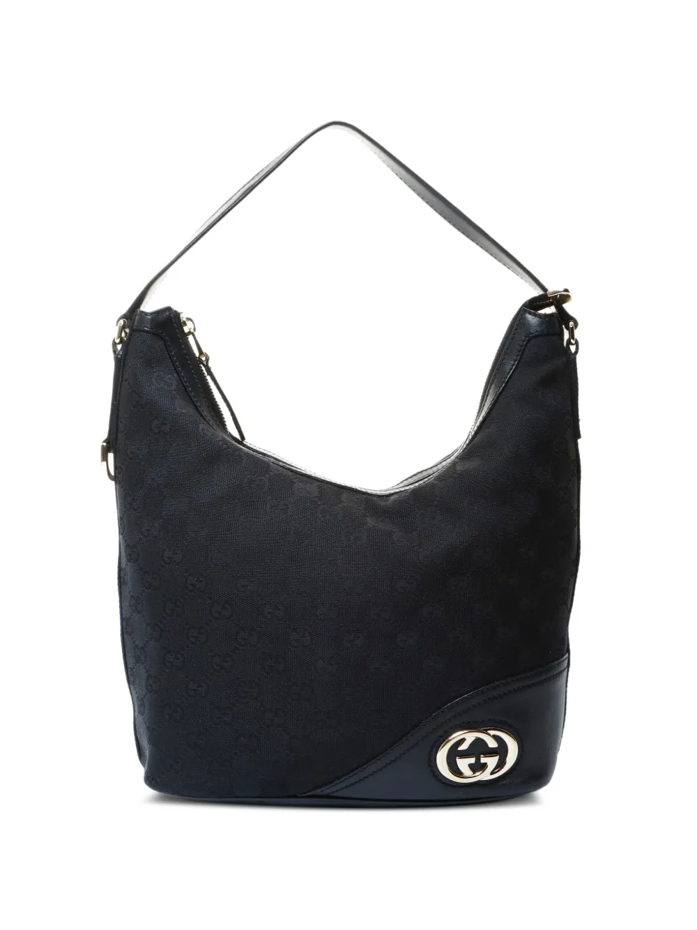 Gucci Pre-Owned 2000-2015 GG-motif shoulder bag - Nero