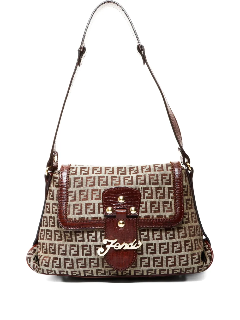 Fendi Pre-Owned 2000-2015 Zucchino shoulder bag - Toni neutri