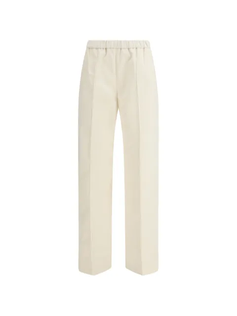 Fabiana Filippi elasticated-wiastband trousers
