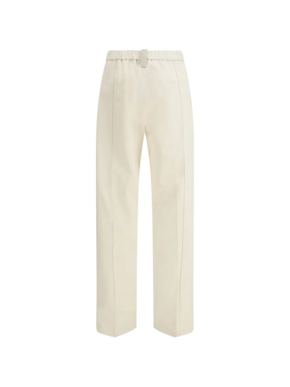 Fabiana Filippi elasticated-wiastband trousers - Beige