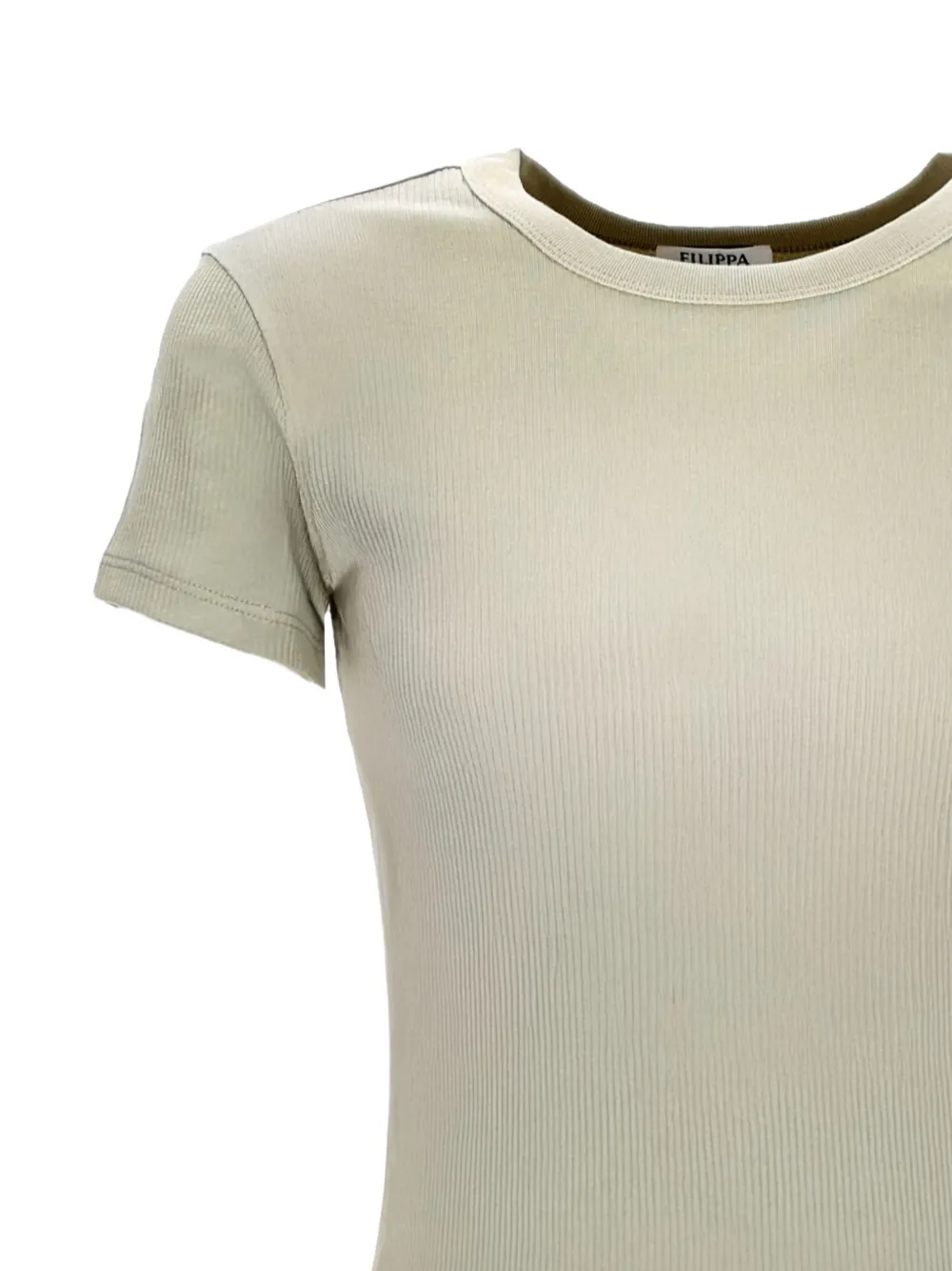 Filippa K Geribbeld T-shirt Groen