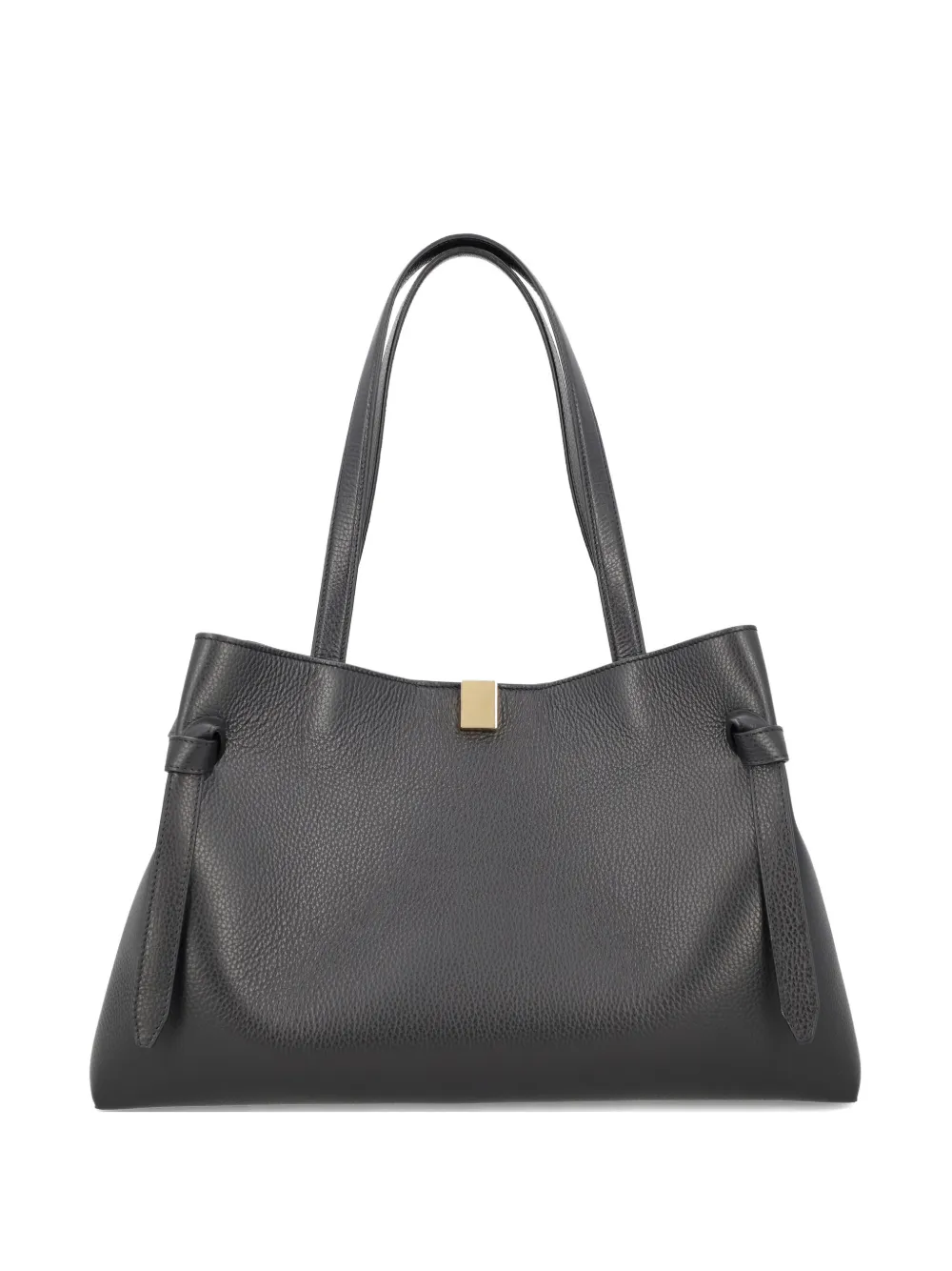 Yuzefi Gyoza knot-detail tote bag - Nero