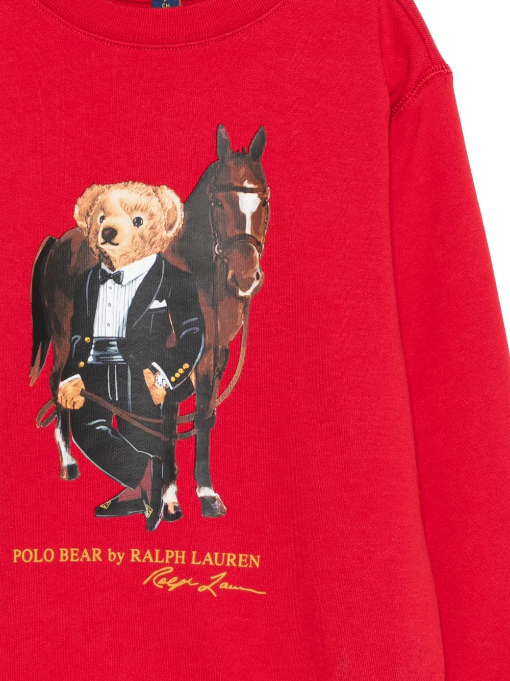 POLO RALPH LAUREN KIDS Sweater met grafische print Rood