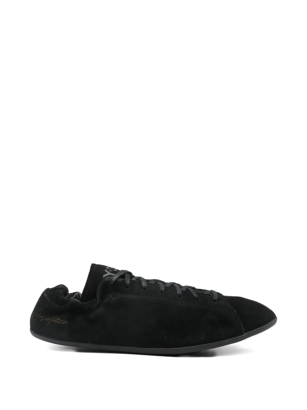 Y-3 lace-up leather sneakers - Nero