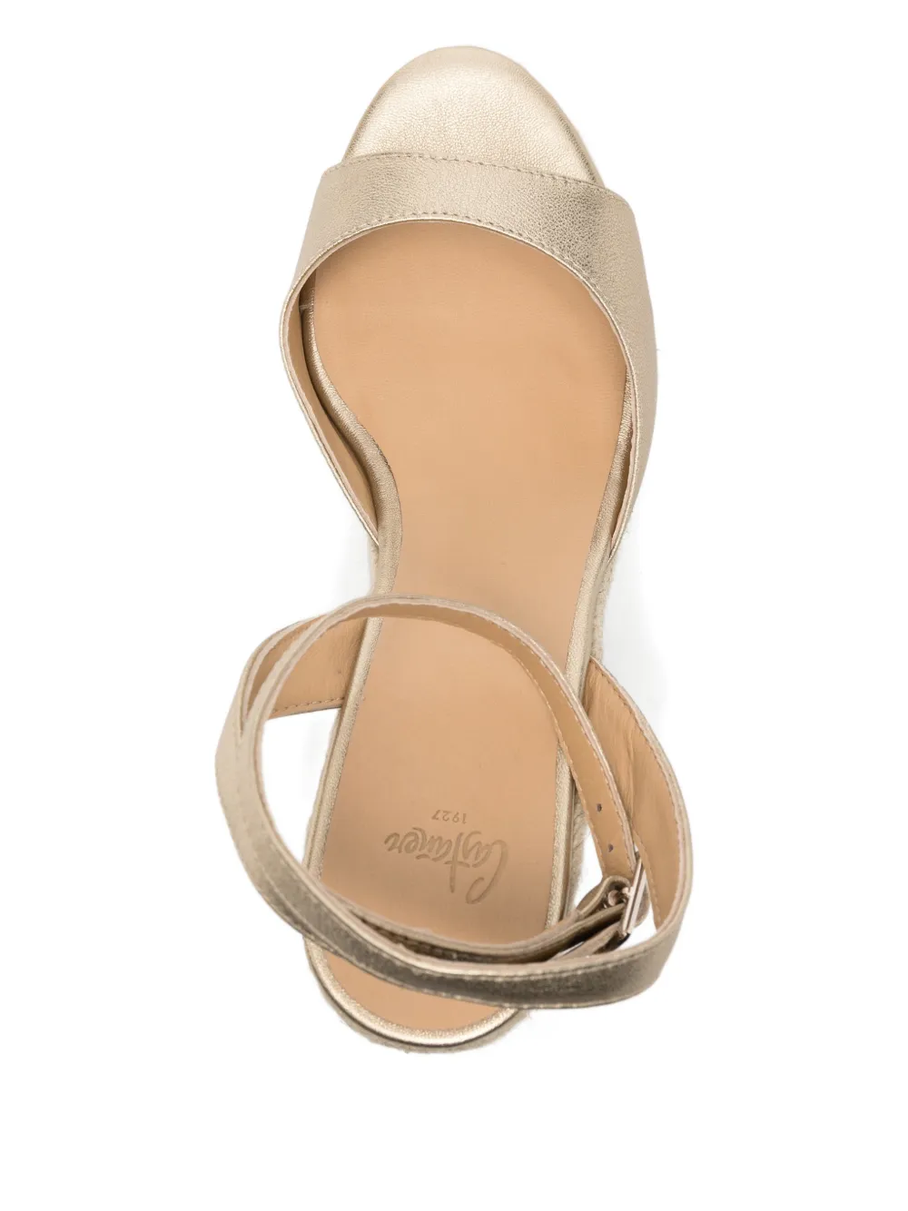 Castañer Espadrilles met enkelbandje Goud