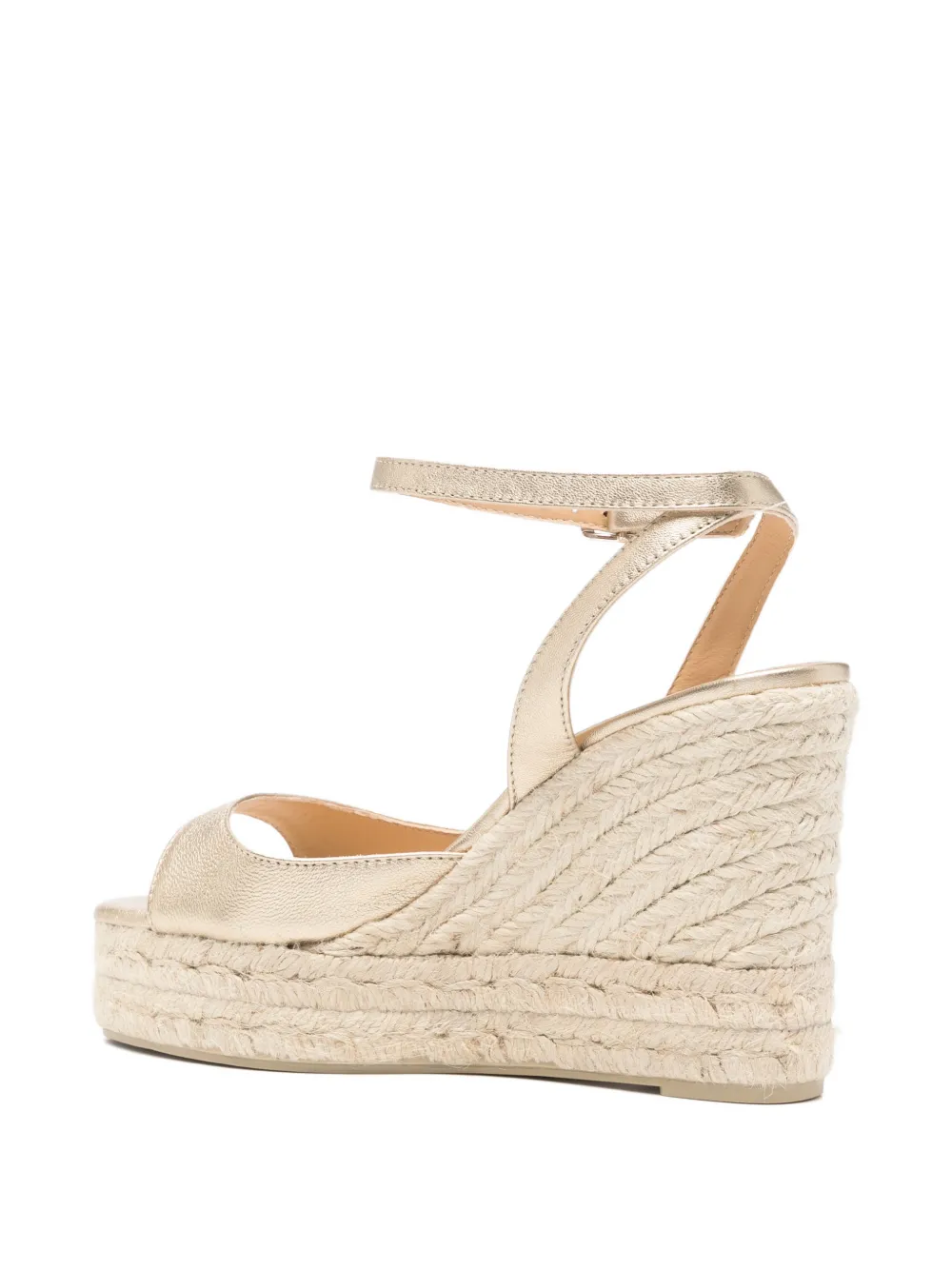 Castañer Espadrilles met enkelbandje Goud