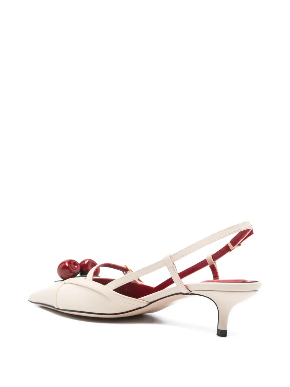 Valentino Garavani floral slingback pumps Wit