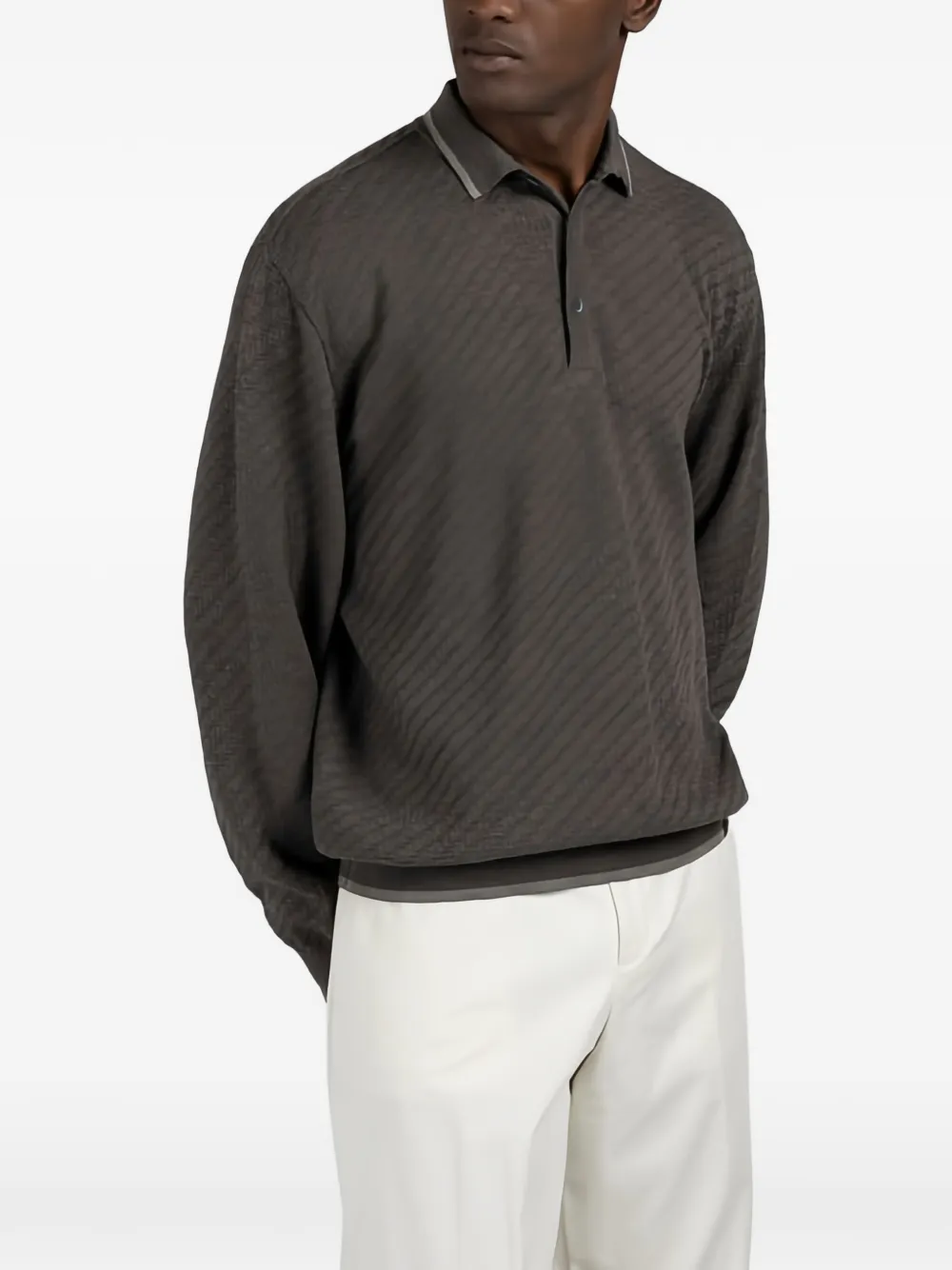 Paul & Shark patterned polo shirt - Bruin