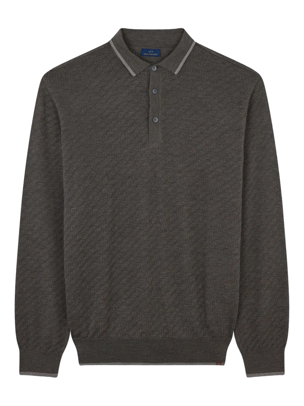 Paul & Shark patterned polo shirt - Marrone