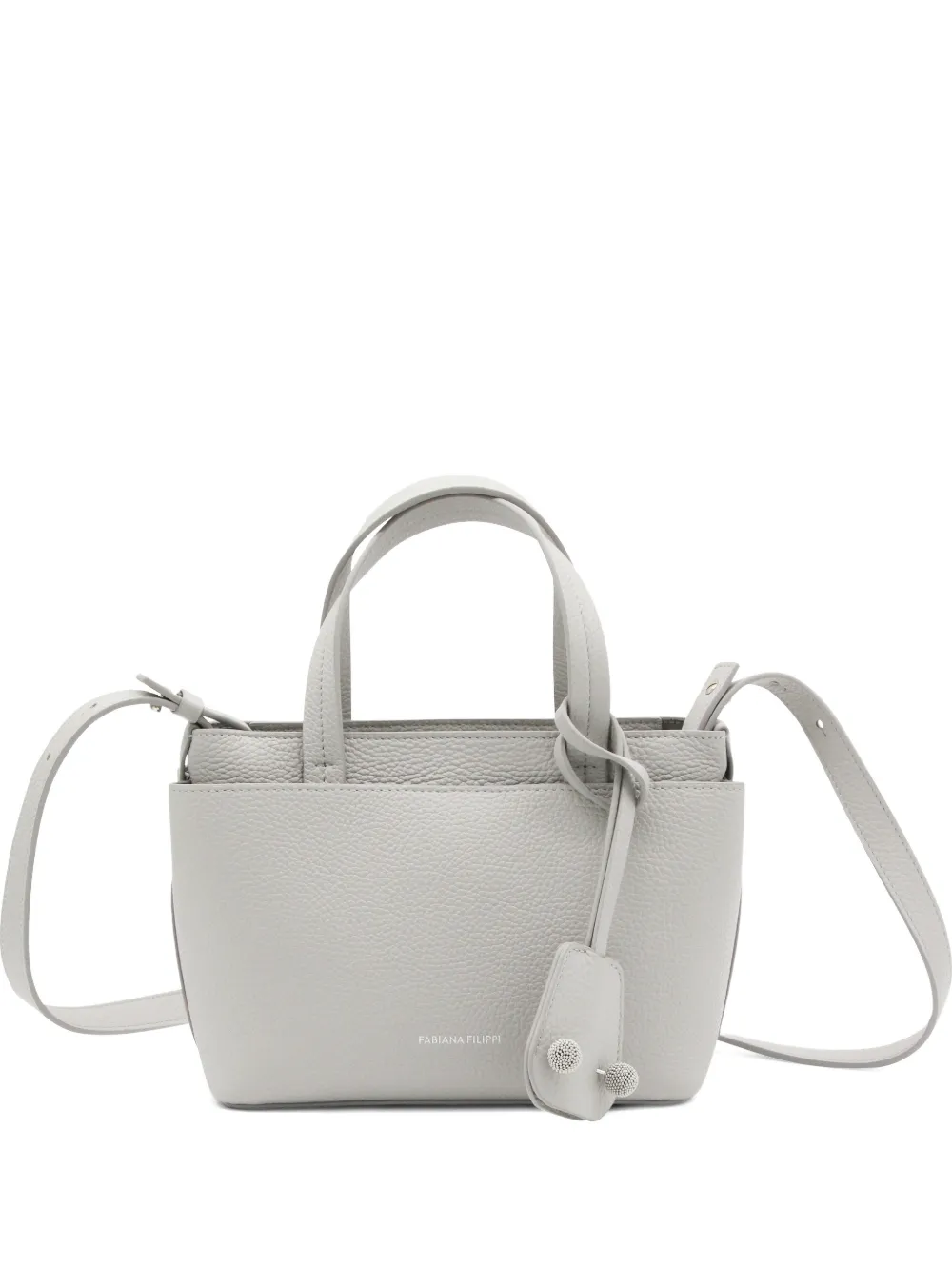 Fabiana Filippi pebble-grain tote bag - Grigio