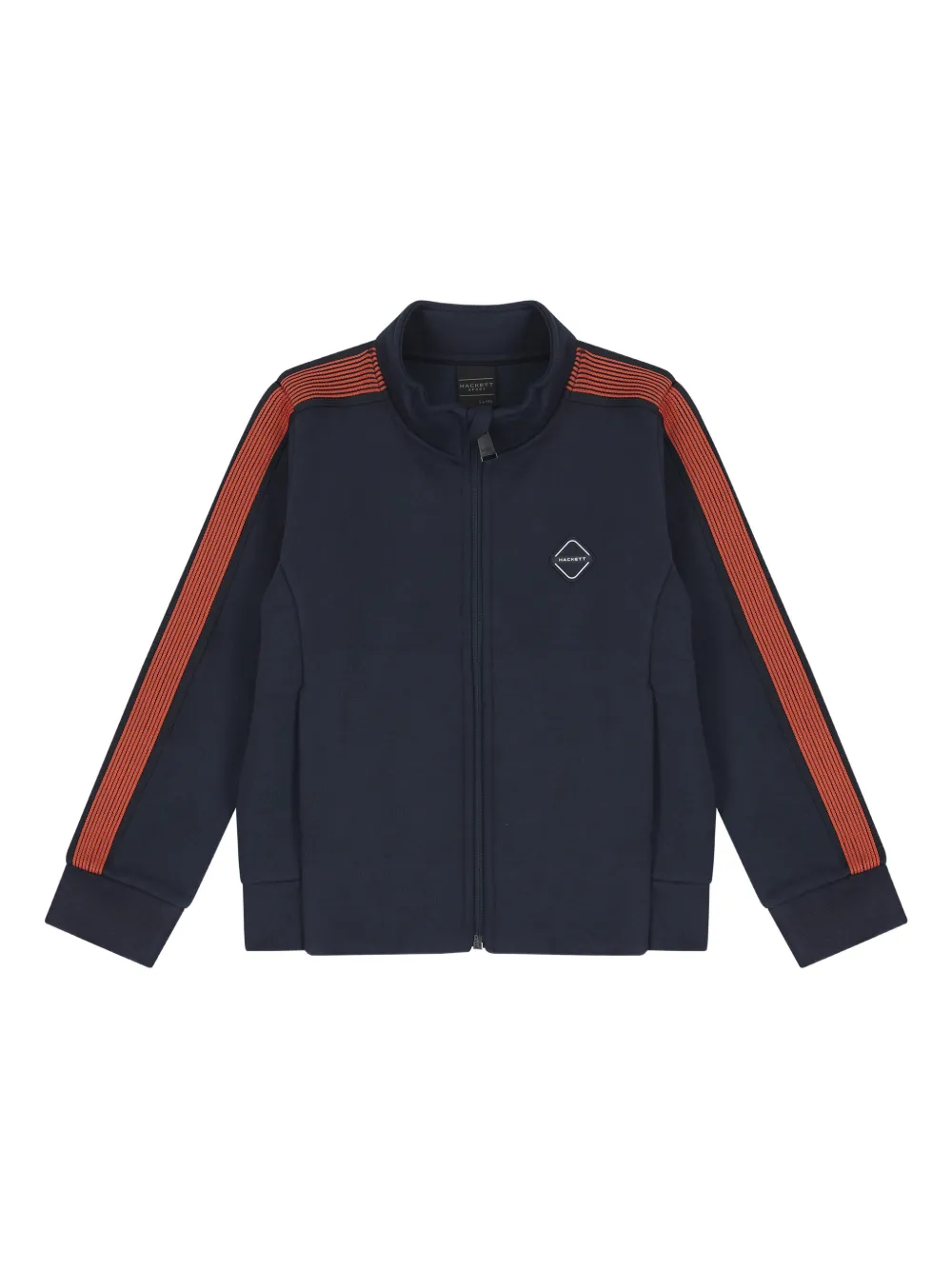 Hackett Kids Felpa Lounge Track con zip e logo - Blu