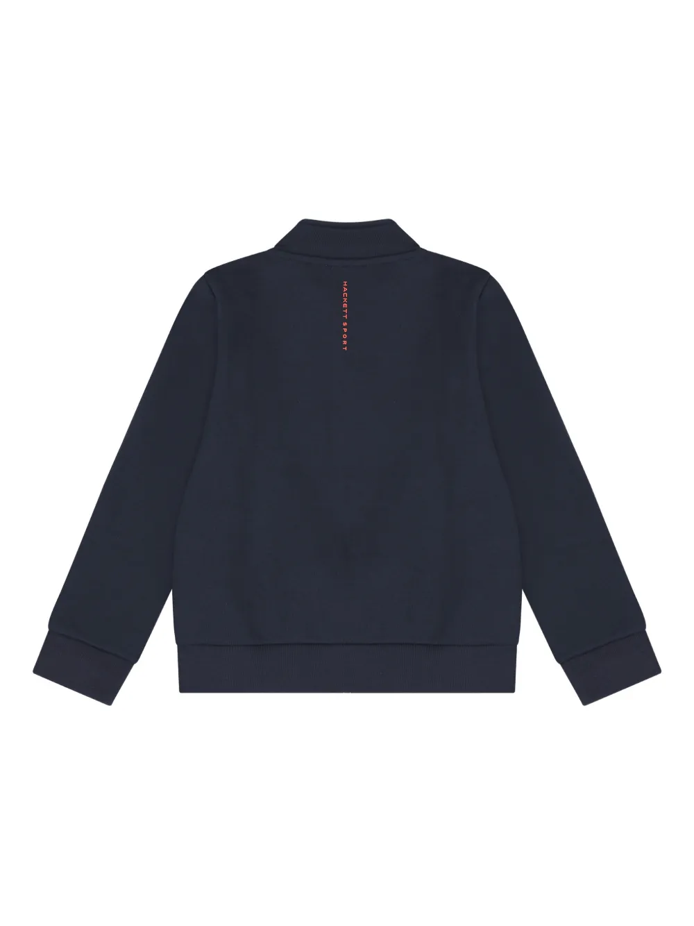 Hackett Kids Lounge Track sweater met logo en gestreepte mouwen Blauw