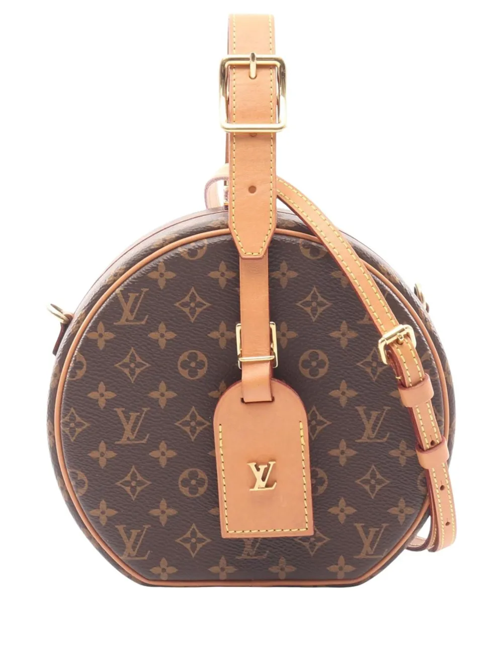 Louis Vuitton Pre-Owned 2019 Monogram Petite Boite Chapeau satchel - Marrone