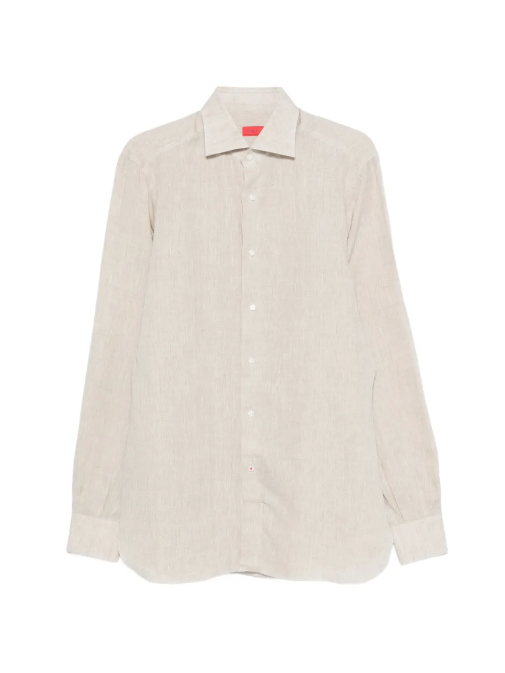 Isaia buttoned long-sleeve shirt - Toni neutri