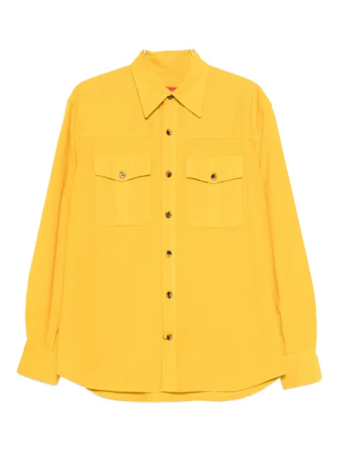 Isaia chest-pocket shirt