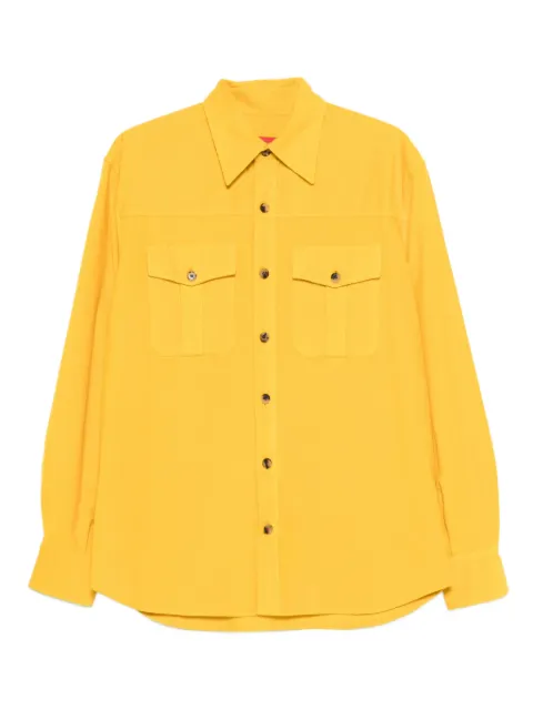 Isaia chest-pocket shirt