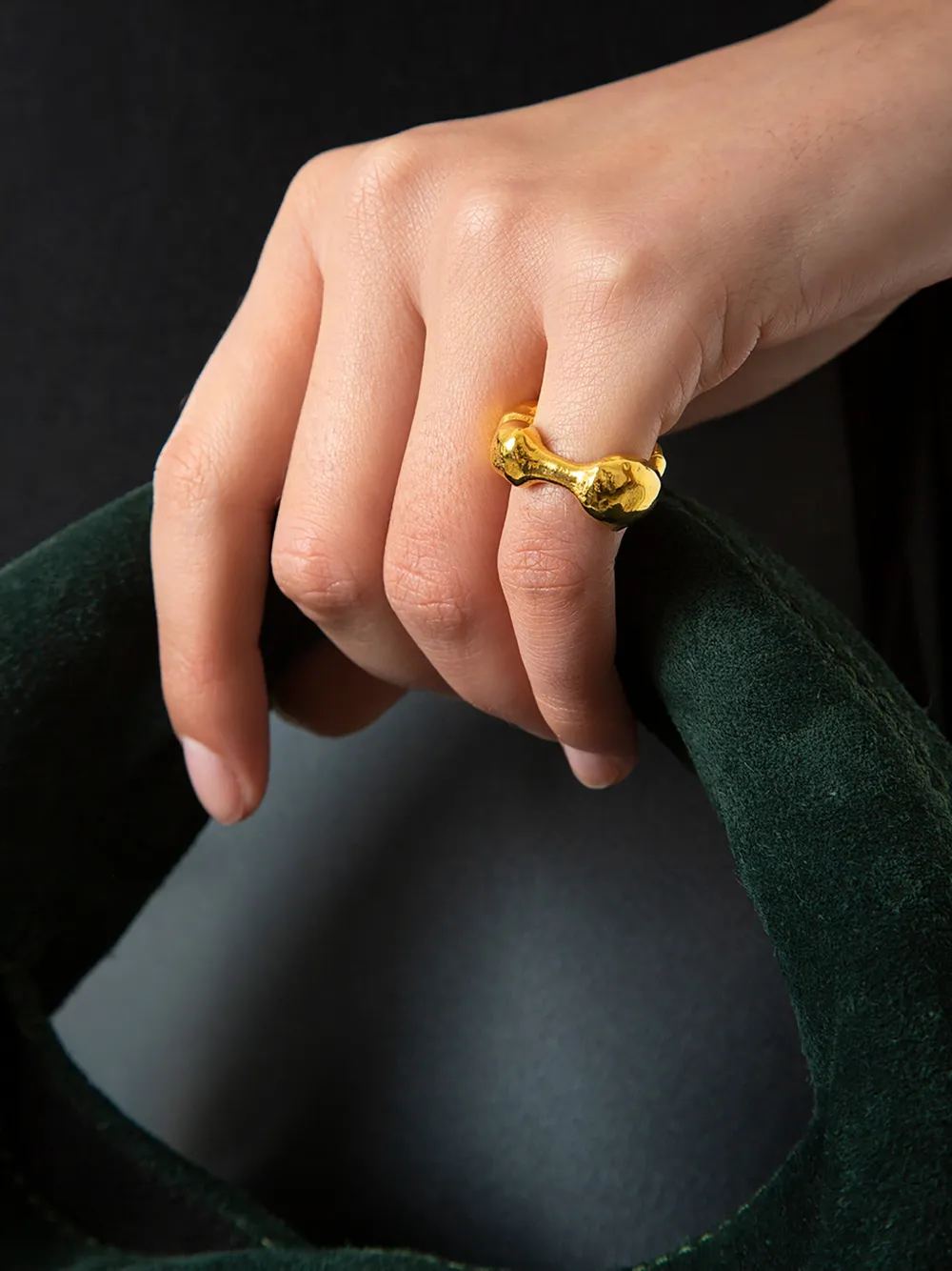 Nassimoto Phoebe ring - Goud