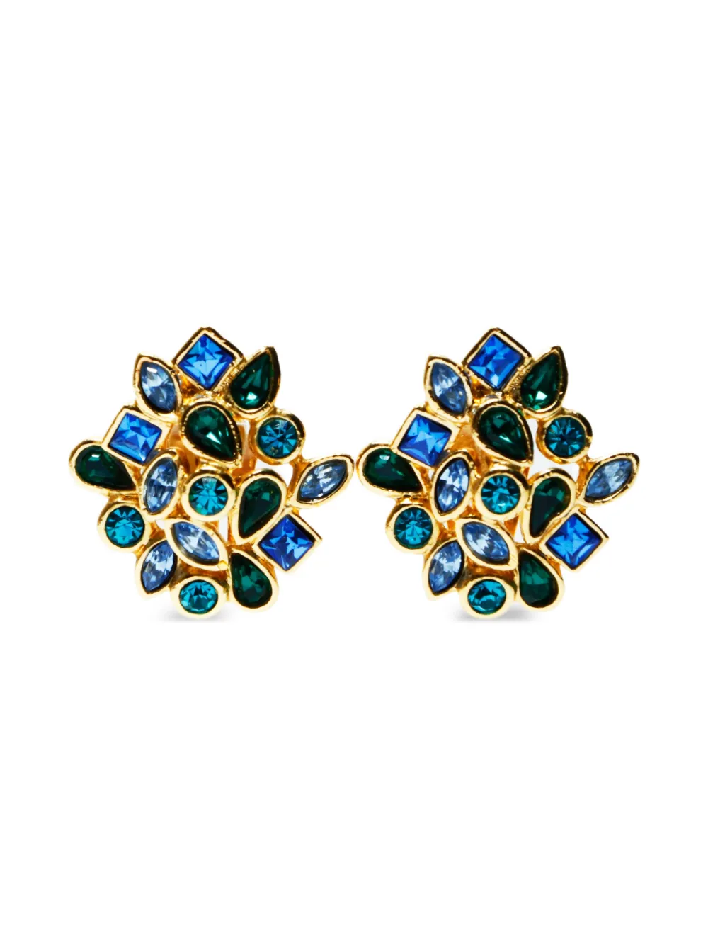 Saint Laurent Pre-Owned 1980-1990s clip-on earrings - Oro