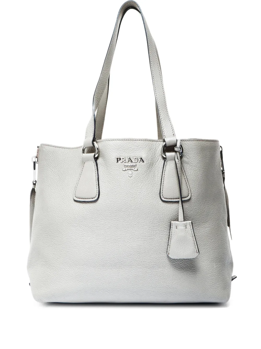 Prada Pre-Owned 2000-2020 leather shoulder bag - Grigio