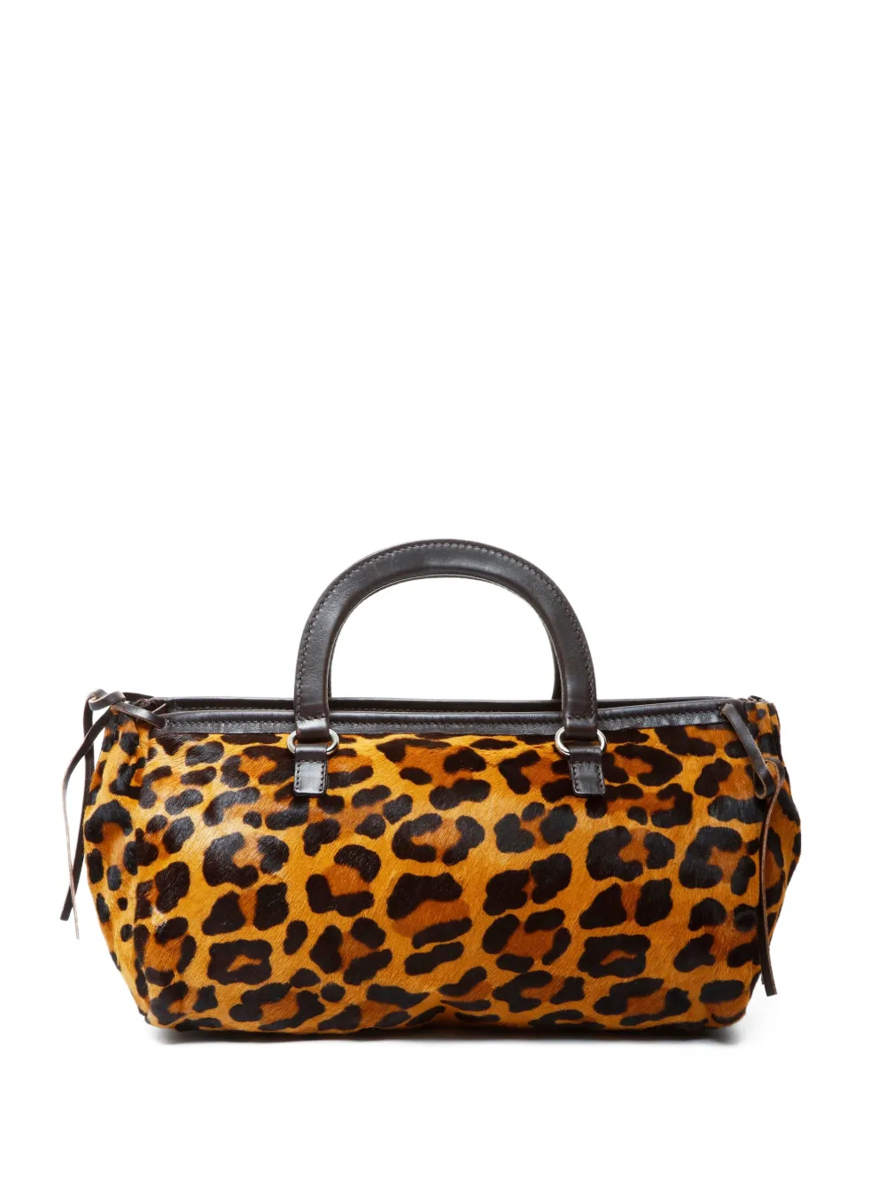 Prada Pre-Owned 2000-2015 leopard-print tote bag - Braun