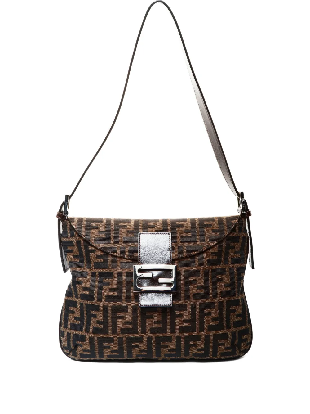 Fendi Pre-Owned 1990-2000s Baguette Mamma Zucca cross body bag - Marrone