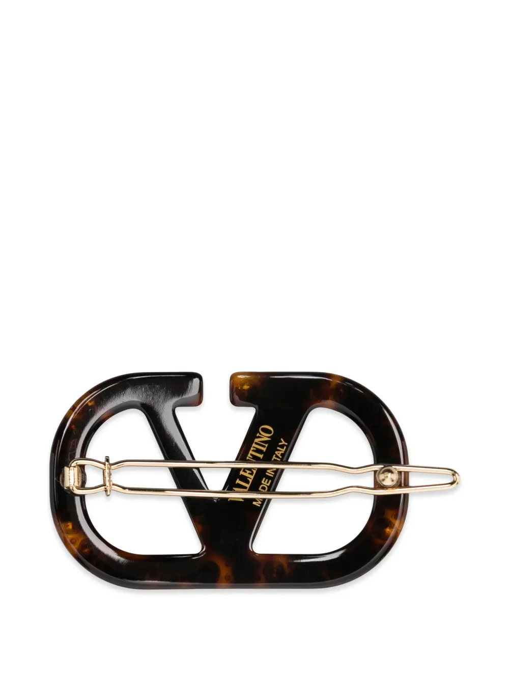 logo embellished hair accessory