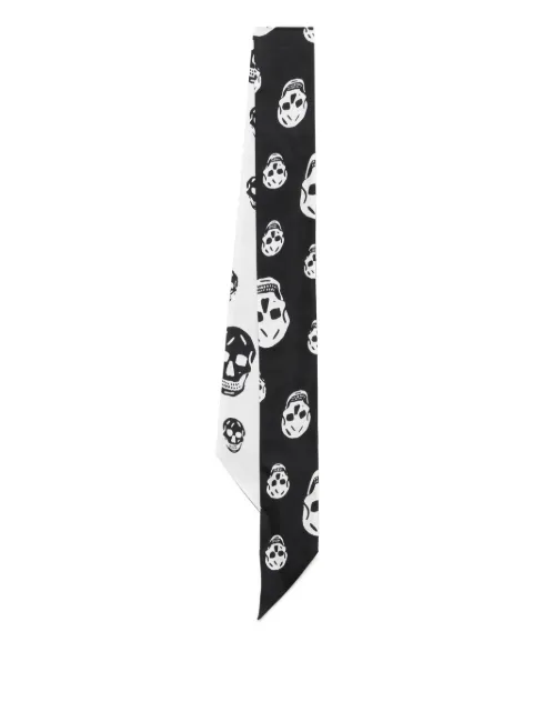 Alexander McQueen skull-print scarf